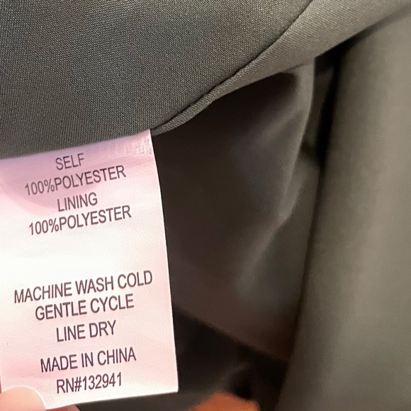 Amanda Uprichard - Dark Green Smock Dress - NWT - Picture 4 of 5